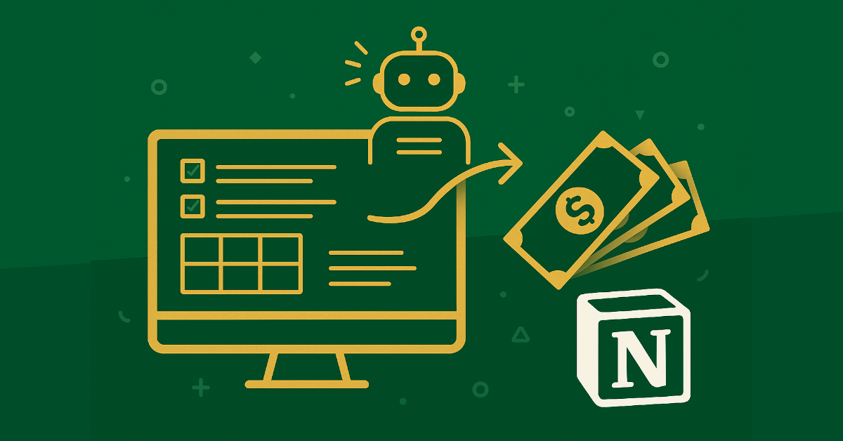 AI Notion template business